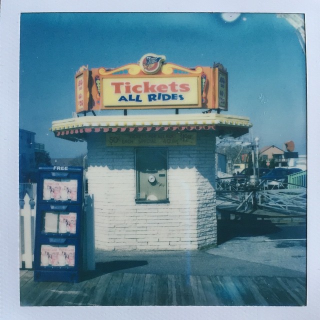 Tickets All Rides #impossibleproject #gen2.0color #sx70 #ocmd