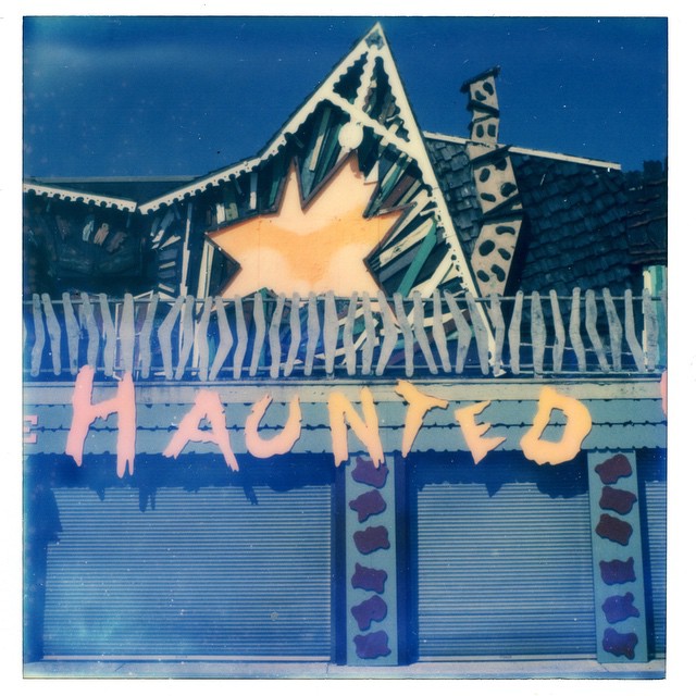 Haunted (last weekend in Ocean City) #sx70 #impossibleproject #gen2dot0colorbeta #latergram
