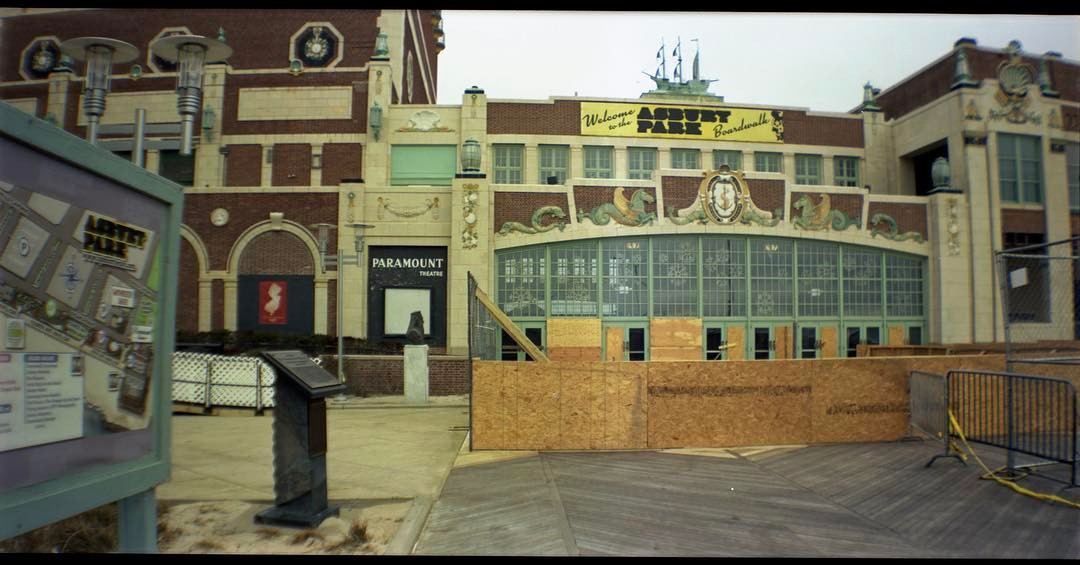 Convention Hall in Asbury Park a week or so after Sandy. #film #lomography #lomo #filmphotographic #filmphotography #filmsnotdead #belair