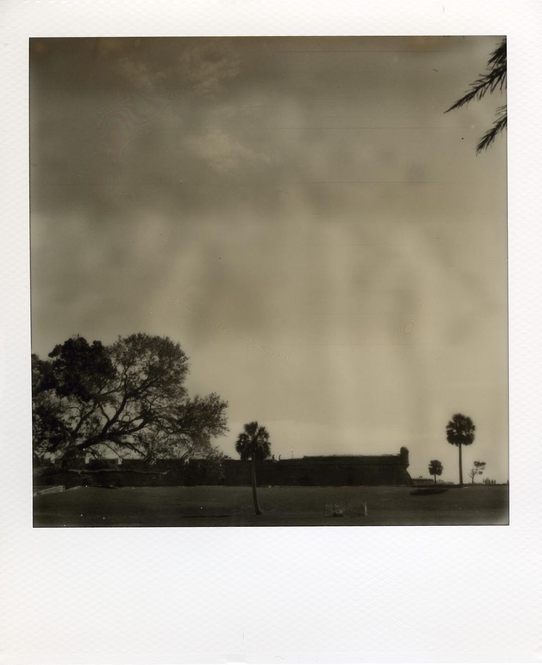 Fort Matanzas National Monument, St. Augustine, Florida. #sx70 #polaroid #polaroidoriginals #blackandwhitepolaroid