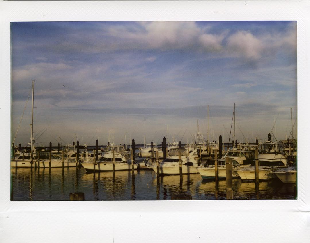 Marina at the Magic Hour #instax #instaxwide #mercurycamera #film #filmphotography #filmphotographic