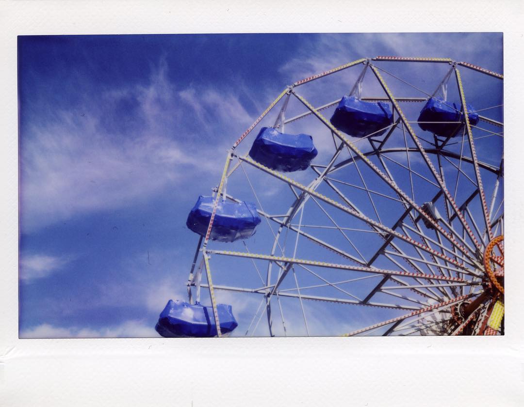 Ferris Wheel #jerseyshore #longbeachisland #notsummer #instax #instaxwide #mercurycamera #film #filmphotography #filmphotograph