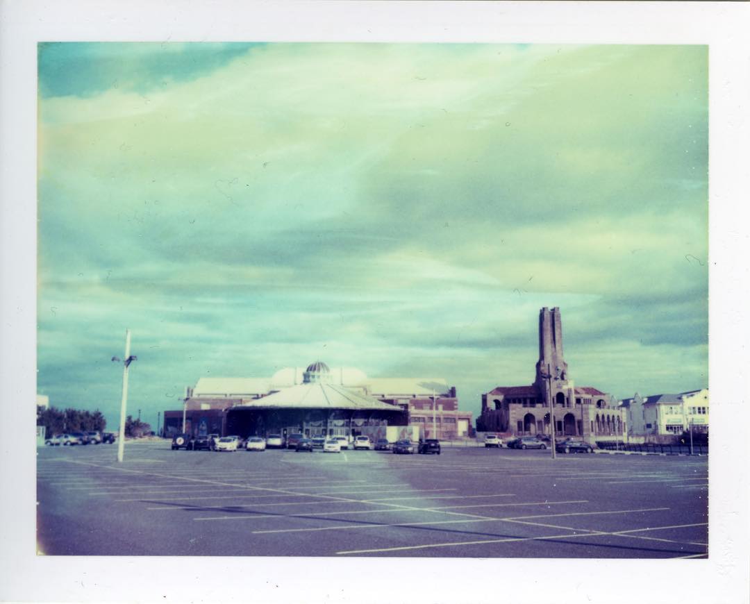 Carousel, Casino, Power Plant. #polaroid #polaroid250 #polaroidlandcamera #film #filmphotography #filmphotographic #type669 #expiredfilm