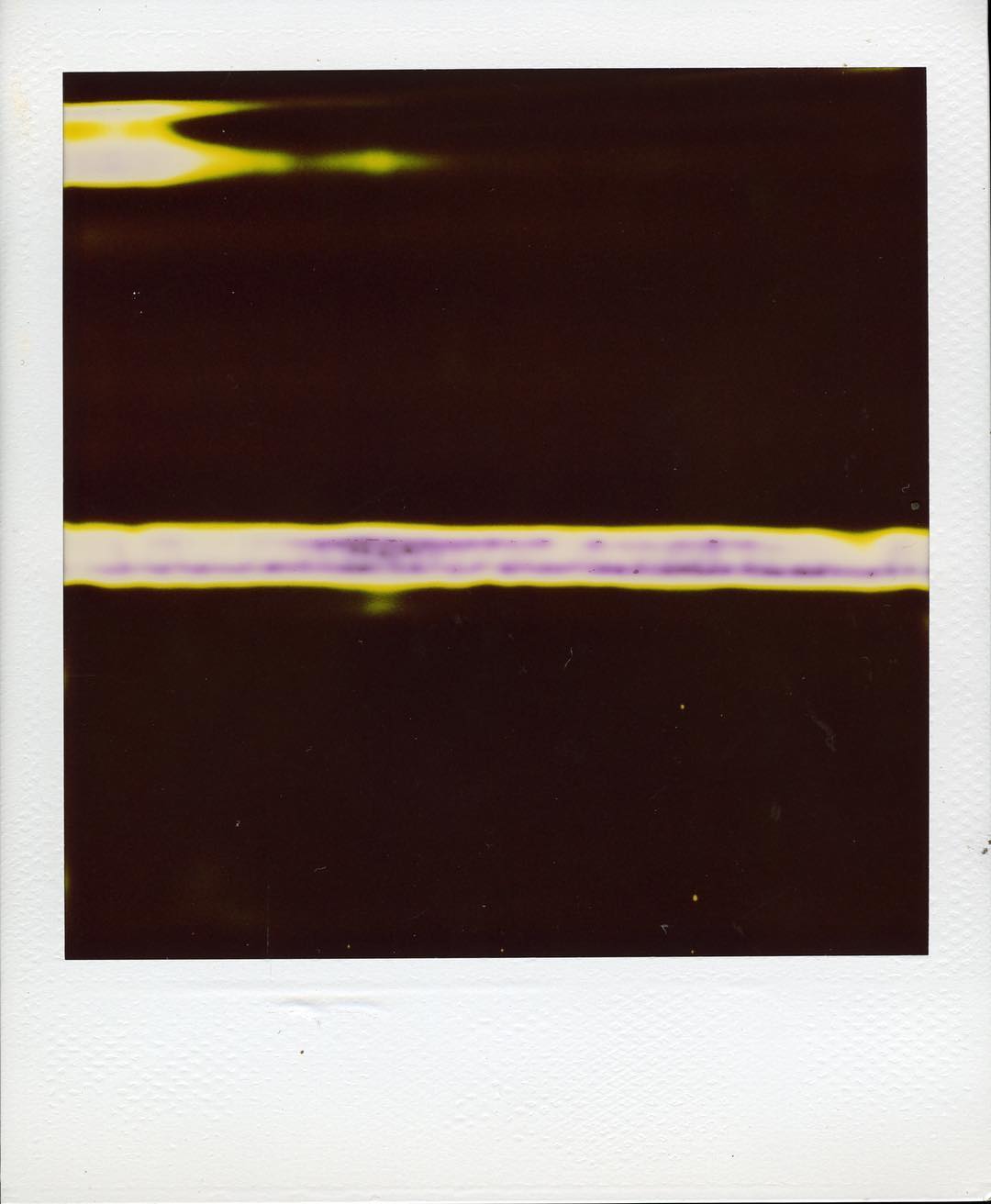 Zap! #aprilfailsday Another example of a pack that expelled more than one piece of film per shot. #film #filmphotography #polaroid #sx70 #impossibleproject
