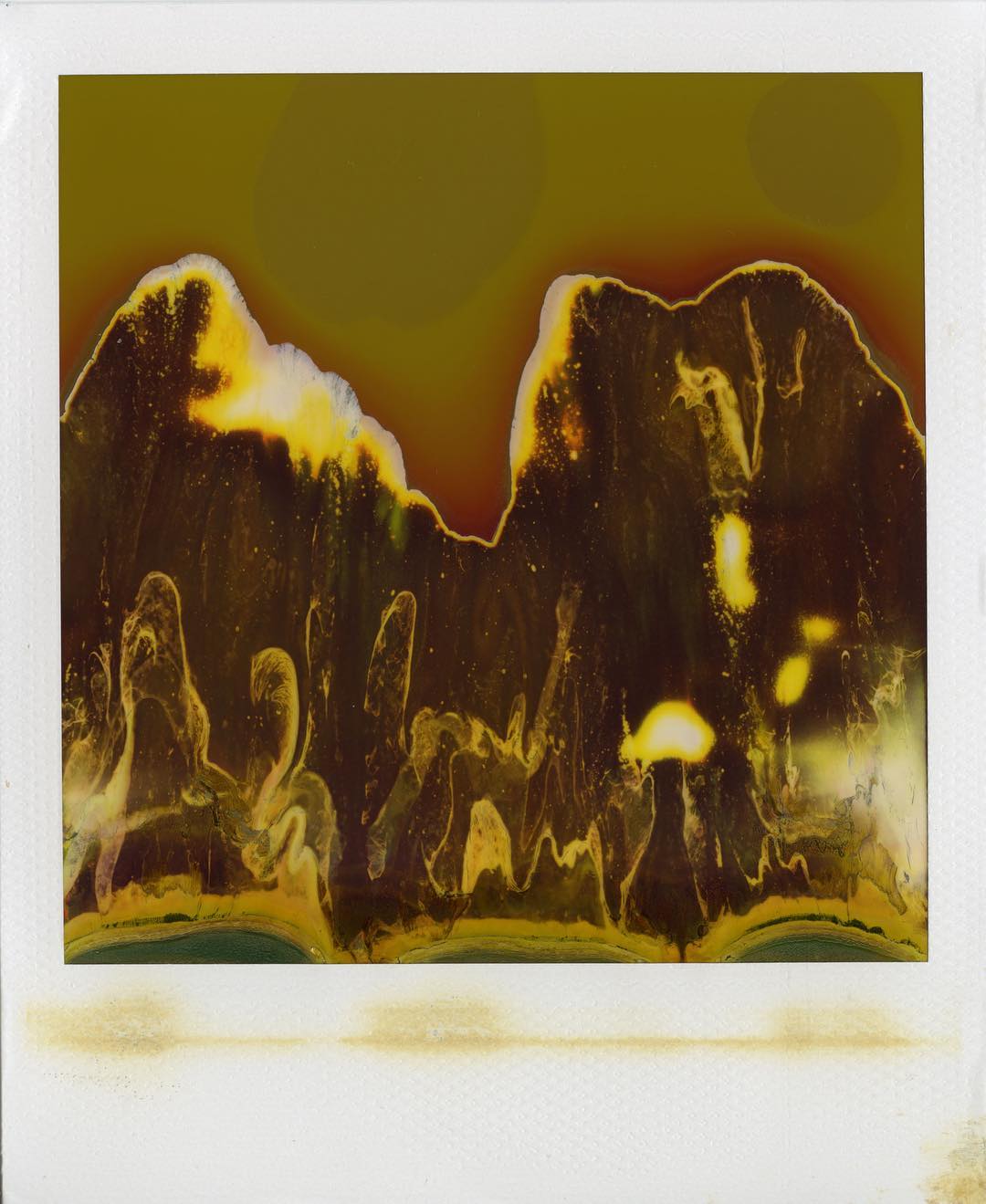 Bermuda One #aprilfailsday For a time, Impossible Project occasionally produced a pack that would eject multiple sheets at a time. I brought one of those packs (unintentionally) on a vacation to Bermuda a few years ago. #film #filmphotography #polaroid #sx70