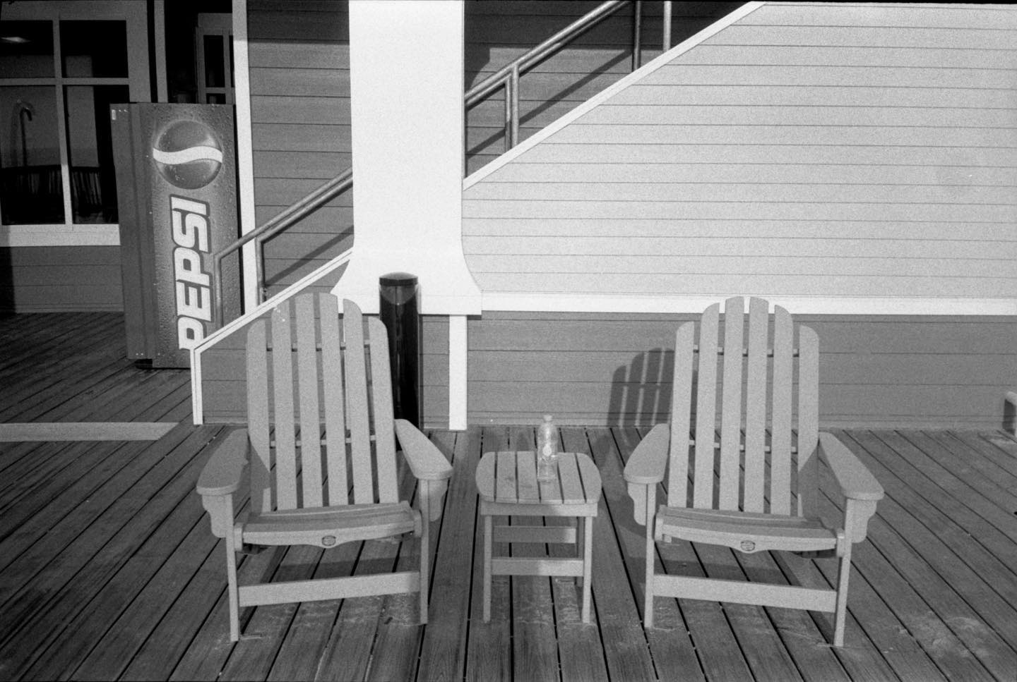 Adirondack Chairs. 
#olympusxa #superxx #rodinal #film #filmphotography #filmphotographic #staybrokeshootfilm