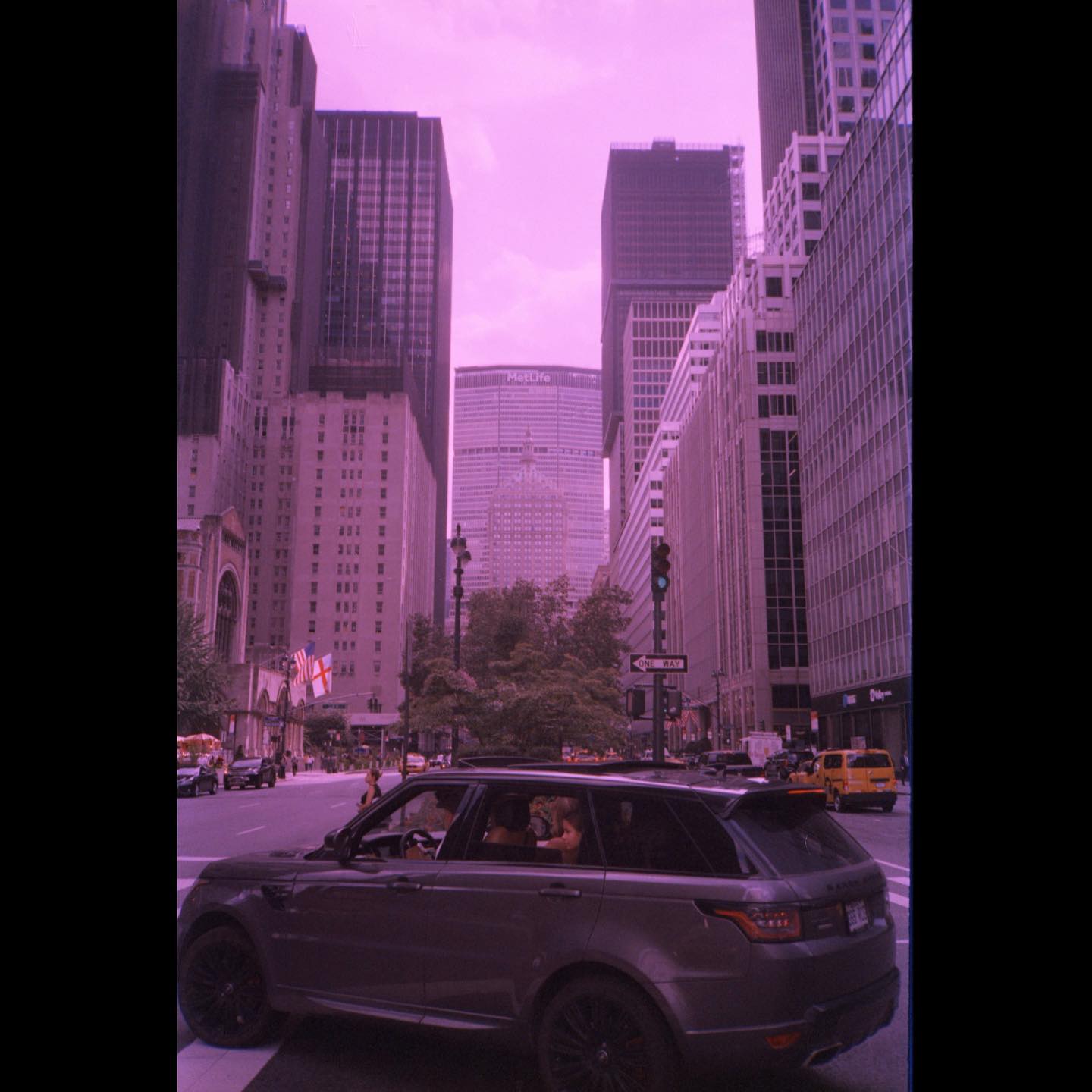 I still think of that tall building in the center as the Pan Am Building. 
#film #expiredfilm #olympusxa #mitsubishimxiii100 #filmphotography #staybrokeshootfilm