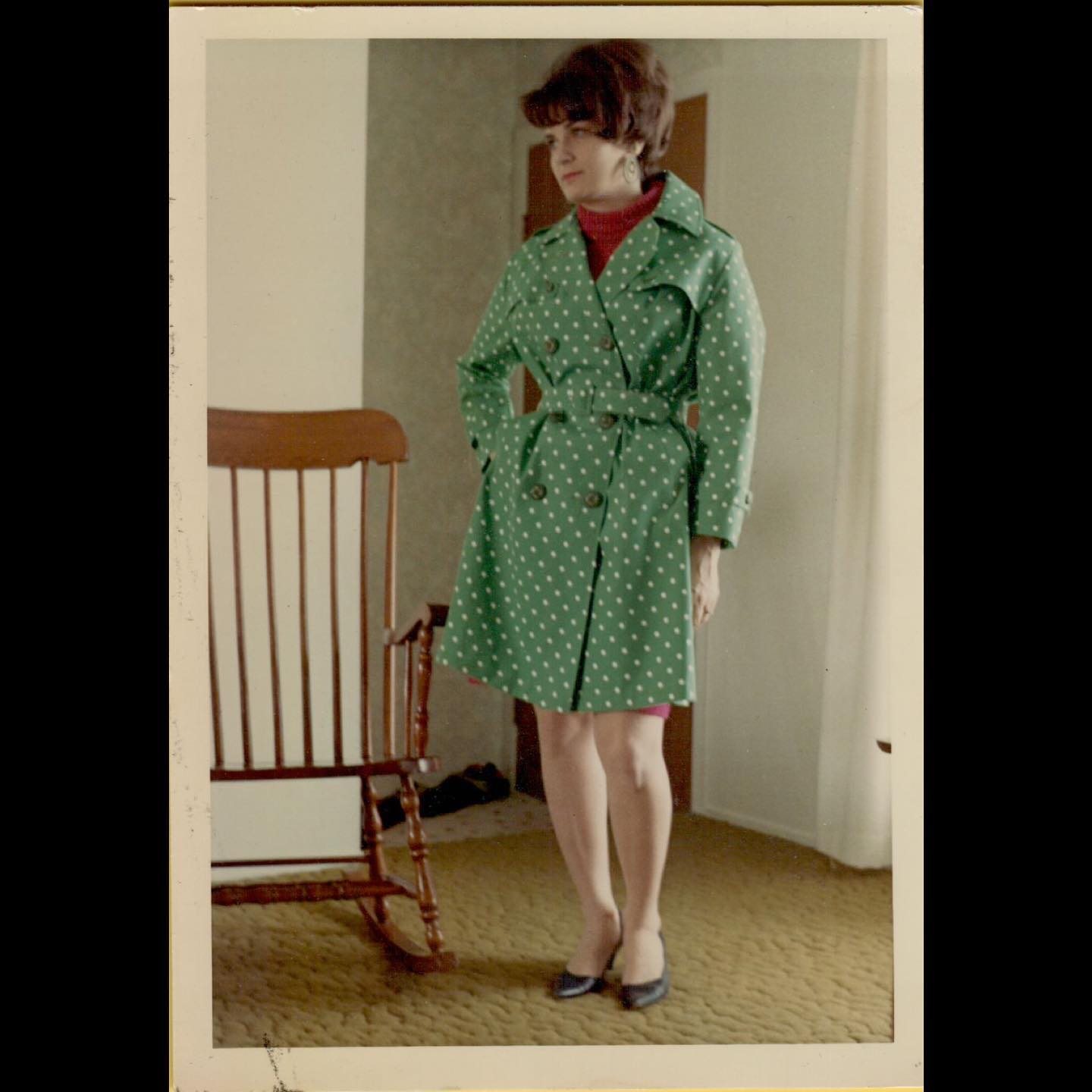 Mom, looking stylish, ca. 1966.